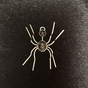 Onyx Spider Pendant